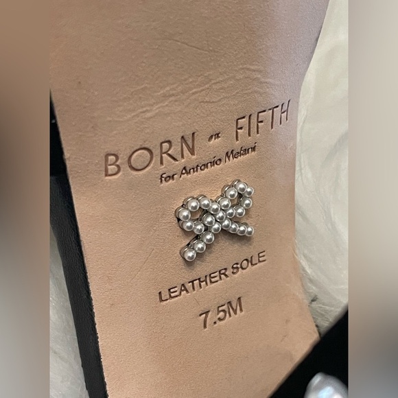 Antonio Melani x Born on Fifth Emily Velvet Pearl Detail Dress Platform Pumps - Picture 13 of 16